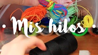 Mis hilos para tejer con macrame ♥︎ Tutoriales Temuco [upl. by Cacilia]