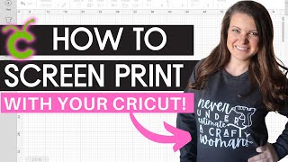 How To Screen Print a Shirt amp more with a Cricut Full Screen Printing Tutorial Start to Finish [upl. by Cristin859]