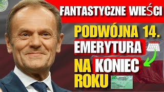 Fantastyczna wiadomość Podwójna 14 emerytura z ZUS  szczegóły dla seniorów [upl. by Ayotal]