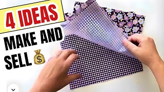 4 SEWING PROJECTS TO MAKE AND SELL TO MAKE IN UNDER 10 MINUTES [upl. by Ysteb]