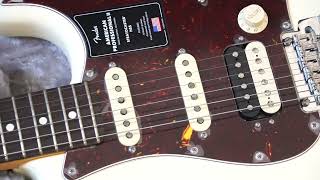 Unboxing Fender American Professional II Stratocaster HSS Olympic White [upl. by Ani]