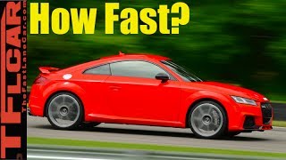 How Fast is the New 400 HP Audi TT RS from 060 MPH [upl. by Idel]