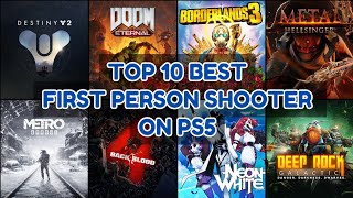 Top 10 Best FPS Games On PS5  2024 [upl. by Bills]