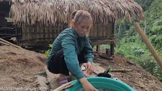 Full 200 days building a bamboo house getting stuck and getting help and an unexpected ending [upl. by Dnalyag]