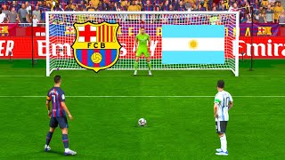 FIFA 23  BARCA VS ARGENTINA I PENALTY SHOOTOUT I FINAL CHAMPIONS LEAGUE 2024 I [upl. by Kappel]