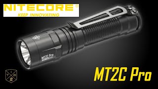 Nitecore MT2c Pro Flashlight Reviews [upl. by Garrot]