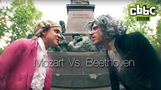 Mozart vs Beethoven rap battle  All Over The Place [upl. by Siraved]