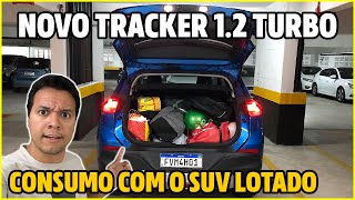 Ninguém te contou isso sobre o Novo Tracker consumo na cidade com o SUV lotado  VLOG DE CARONA [upl. by Aisorbma991]