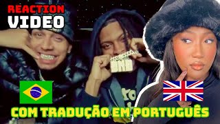 BRITISH REACTION TO BRAZILIAN RAP  VEIGH  Figura Pública ft Nemzzz REACTIONREAÇAO [upl. by Najtsirk]