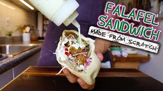 The Art of Crafting the Perfect Sandwich Series  Falafel [upl. by Idalina]