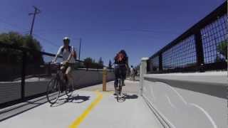 Permanente Creek Trail bike path grand opening Mountain View California [upl. by Ekez]