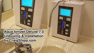 Aqua Ionizer Deluxe 7 0 Water Ionizer unboxing and setup [upl. by Ylil106]