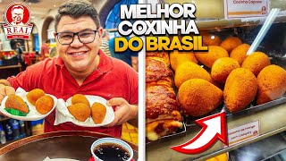 A MELHOR COXINHA DO BRASIL  COXINHA DA PADARIA REAL [upl. by Bowes]