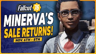 Fallout 76 Minerva Sale Location  November 6th  8th [upl. by Noel]