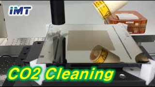 CO2클리닝 반도체 포토마스크 세정  CO2 Cleaning  Pellicle adhesive removal from Photomask  IMT SS201 [upl. by Enieledam884]