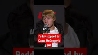 Paddy Pimblett on his visit to Conor McGregor’s Pub [upl. by Assenad]