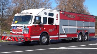 Good Will Fire Company of Trexlertown Brand New Rescue 2541 Responding 11722 [upl. by Rhody232]