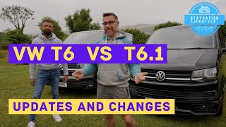 VW T6 vs T61 Transporter  Changes upgrades whats new differences Is it better [upl. by Enilekcaj]