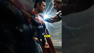 Who Would Win Superman vs Thor shorts dc marvel [upl. by Assenal]