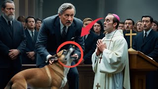 DOG BARKS AT THE COFFIN DURING FUNERAL WHEN A MAN ASKS WHY THE PRIEST GETS NERVOUS AND… [upl. by Ahsitul752]