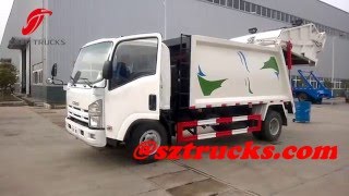 CEEC engineer teach you to use garbage compactor truck [upl. by Thekla]