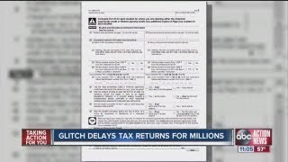 HampR Block glitch delays millions of tax refunds [upl. by Aitital618]