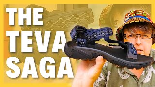 Best Travel Sandals Teva Sandal Review of Terra Fi 5 Universal Sandals and Teva Saga Update [upl. by Tahmosh256]