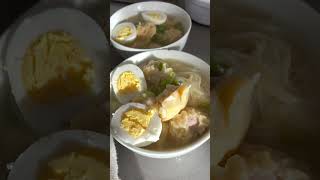 Homemade Wonton noodle soup [upl. by Nerrag]