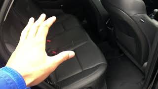 Hyundai Tucson – How to lay the rear seats down flat [upl. by Boleslaw]