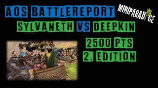 Age of Sigmar Battle Report Deepkin vs Sylvaneth 2500 Pts 2 Edition [upl. by Grimes]