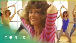 Jane Fondas Original Workout Follow Along With Classic Step Aerobics  Tonic [upl. by Alyks]