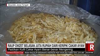 Raup Omzet Belasan Juta Rupiah Dari Keripik Cakar Ayam  REDAKSI PAGI 270122 [upl. by Aneehsak]