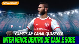 INTER VENCE DENTRO DE CASA E SOBE NOVAMENTE NA CLASSIFICAÇÃO  PES 2021  GAMEPLAY 84 [upl. by Alletse276]