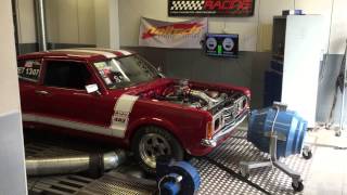 VKM Motors Haltech dynotuned 1250rwhp Ford Taunus V8 twinturbo Street car [upl. by Aidne645]