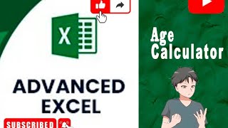 Age calculator using DATEDIF formula  DATEDIf  Age calculator [upl. by Lanam]