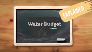 Water Budget Explained  A Useful Tool for Sustainable Water Management SustainableWaterPlanning [upl. by Renfred]