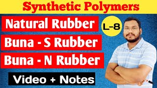 Natural Rubber  Buna S rubber  Buna N rubber  vulcanized rubber  by pankaj sir [upl. by Judith]