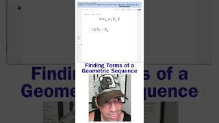 Finding Terms of a Geometric Sequence [upl. by Ambur]