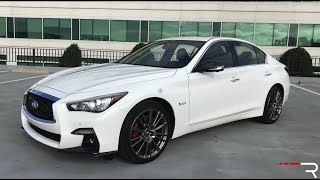 2018 Infiniti Q50 Red Sport AWD – Redline Review [upl. by Tamiko]