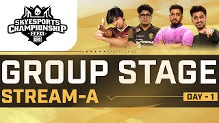 STREAM A Skyesports Championship 2024 BGMI — Playoffs — Day 1  Group A [upl. by Kcirevam39]