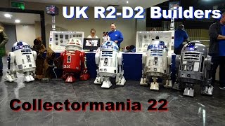 R2D2 Building at Collectormania Milton Keynes 2014  James Bruton [upl. by Rebmyk376]