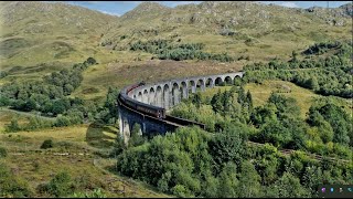 20230907 2 Scotland  The Glenfinnan Viaduct  The Jacobite steam train [upl. by Eusassilem926]