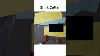 Shirt Collar Cutting  Pattern Making Step by Step  Easy  Formal Shirt Collar [upl. by Swainson]