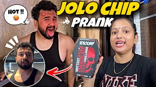 JOLO CHIP 🥵 Prank on Husband in Gym ❌ Worlds Hottest chocolate  jeet thakur pranks coupleprank [upl. by Haraj]