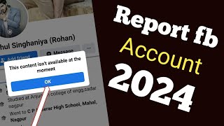 How to report Facebook account permanently delete 2024 Ak tricks [upl. by Orton563]