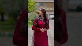 Girl in Red SatinSilk Dance with Punjabi Song [upl. by Martguerita]