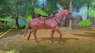 The Galloping Horse  Beautiful Poem [upl. by Ahsiema]