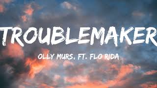 Olly Murs Ft Flo RidaTroublemaker Lyrics Video [upl. by Elinet]