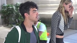 X17 EXCLUSIVE Joe Jonas And Gigi Hadid Return From Romantic Getaway [upl. by Airetnahs824]