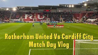 Rotherham United 12 Cardiff City Vlog  202223 [upl. by Bastien]